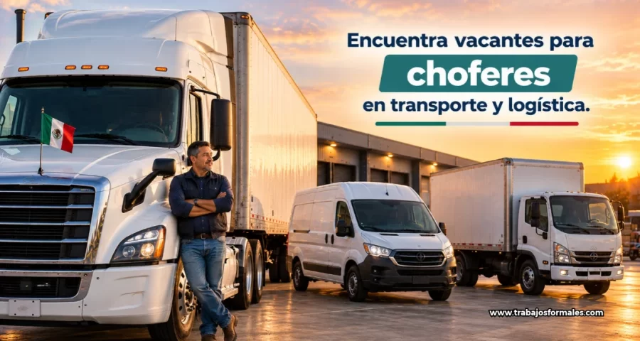 Empleos para Choferes en México: Vacantes en Logística y Transporte